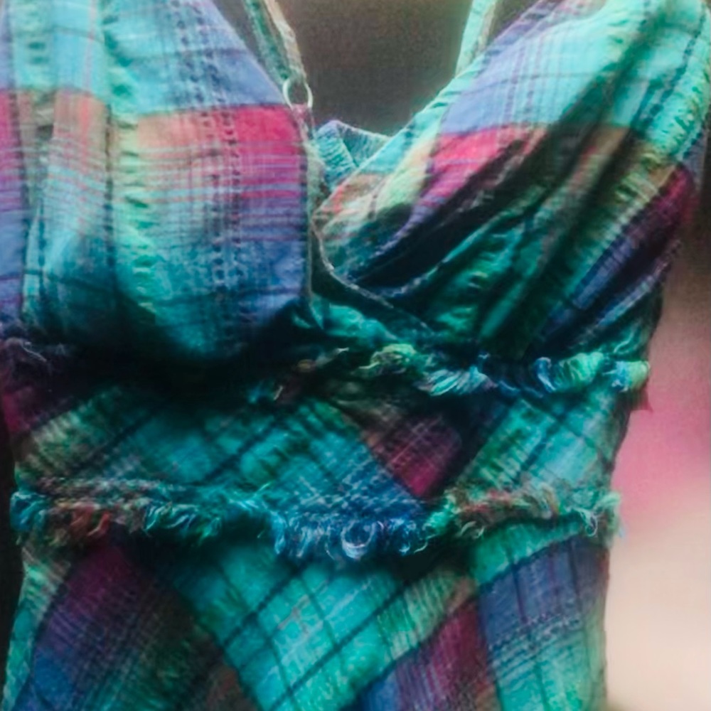 FREE PEOPLE plaid dress